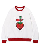 mahagrid (マハグリッド)    MGD STRAWBERRY SWEATSHIRT WHITE(MG2CFMM452A)
