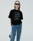 NCOVER(エンカバー)NCOVER PLANET TEXT TSHIRT-BLACK