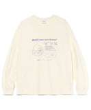 mahagrid (マハグリッド)     PAPER HOUSE LS TEE BEIGE(MG2CFMT558A)