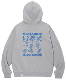 mahagrid (マハグリッド)     PLANTS BOOK HOODIE GREY(MG2CFMM415A)