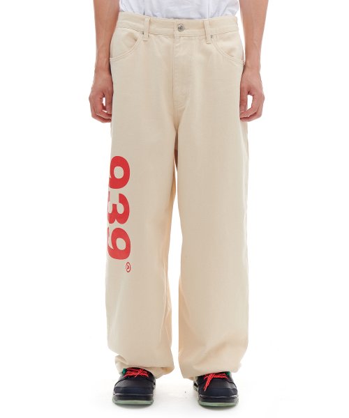 ARCHIVE BOLD (アーカイブボールド) 939 LOGO WORK PANTS (CREAM)