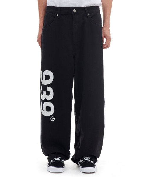 ARCHIVE BOLD (アーカイブボールド) 939 LOGO WORK PANTS (BLACK)