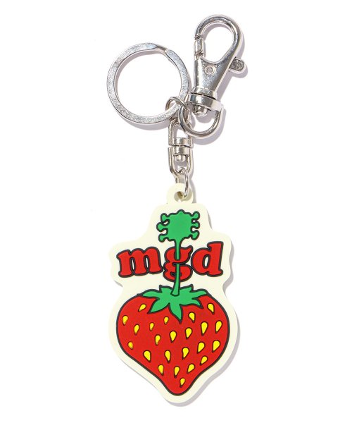 mahagrid (マハグリッド)    MGD BERRY RUBBER KEYRING WHITE(MG2CFMAB81A)