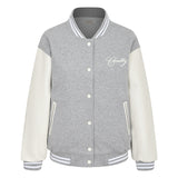 curetty (キュリティー)  C LOGO POINT BASEBALL JACKET_GREY
