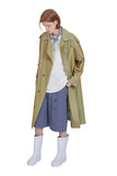 レイブレス(LABELESS) GREEN UPSIDE DOWN LONG COAT