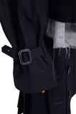 レイブレス(LABELESS)  BLACK PUREZA TRENCH JACKET