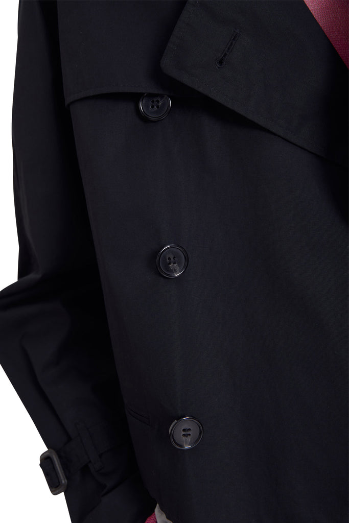 レイブレス(LABELESS)  BLACK PUREZA TRENCH JACKET