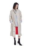 レイブレス(LABELESS) IVORY UPSIDE DOWN LONG COAT