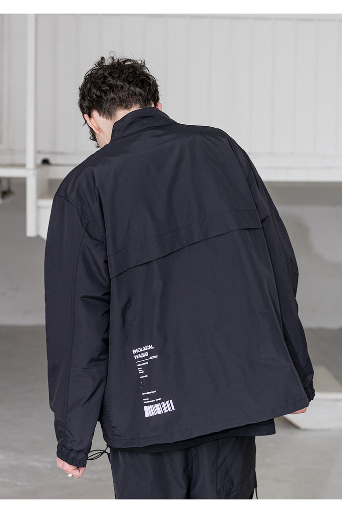 メスノウン(MASSNOUN) SL LOGO MULTI POCKET JACKET MSZJK001-BK