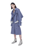 レイブレス(LABELESS) LIGHT BLUE PUREZA TRENCH JACKET