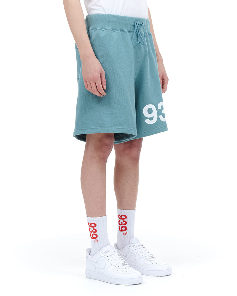 ARCHIVE BOLD (アーカイブボールド) 939 LOGO SWEAT SHORTS (MINT)