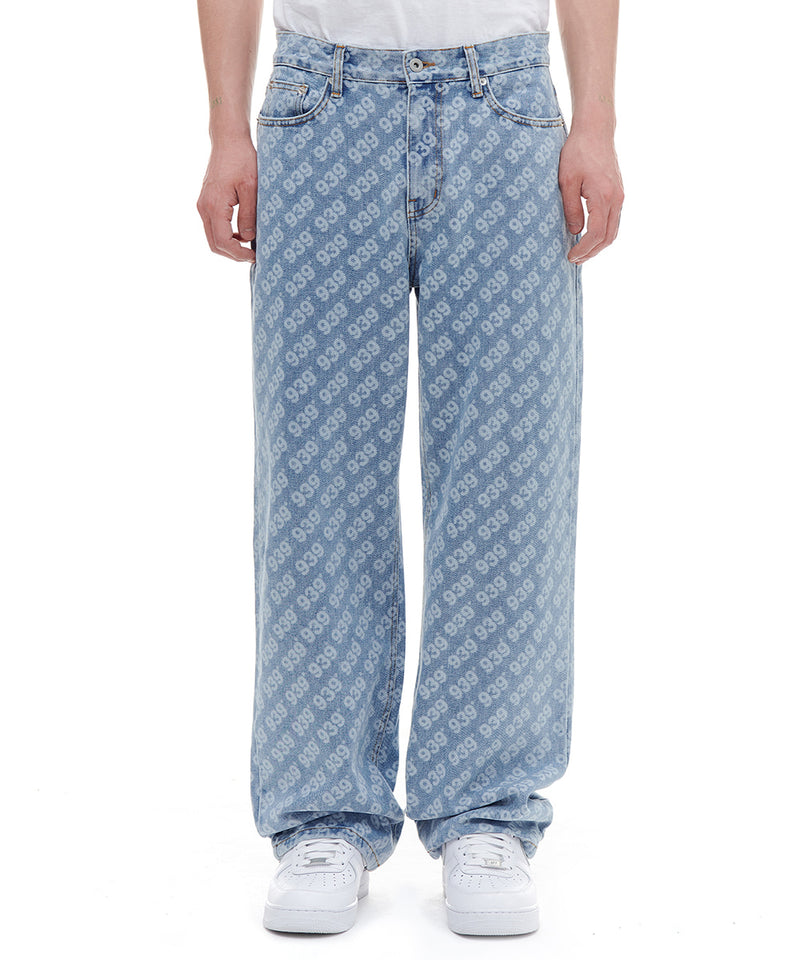 ARCHIVE BOLD (アーカイブボールド) 939 PATTERN DENIM PANTS (LIGHT BLUE)