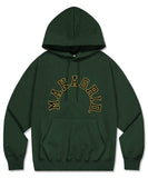 mahagrid (マハグリッド)     ROUND LOGO APPLIQUE HOODIE GREEN (MG2DSMM400A)