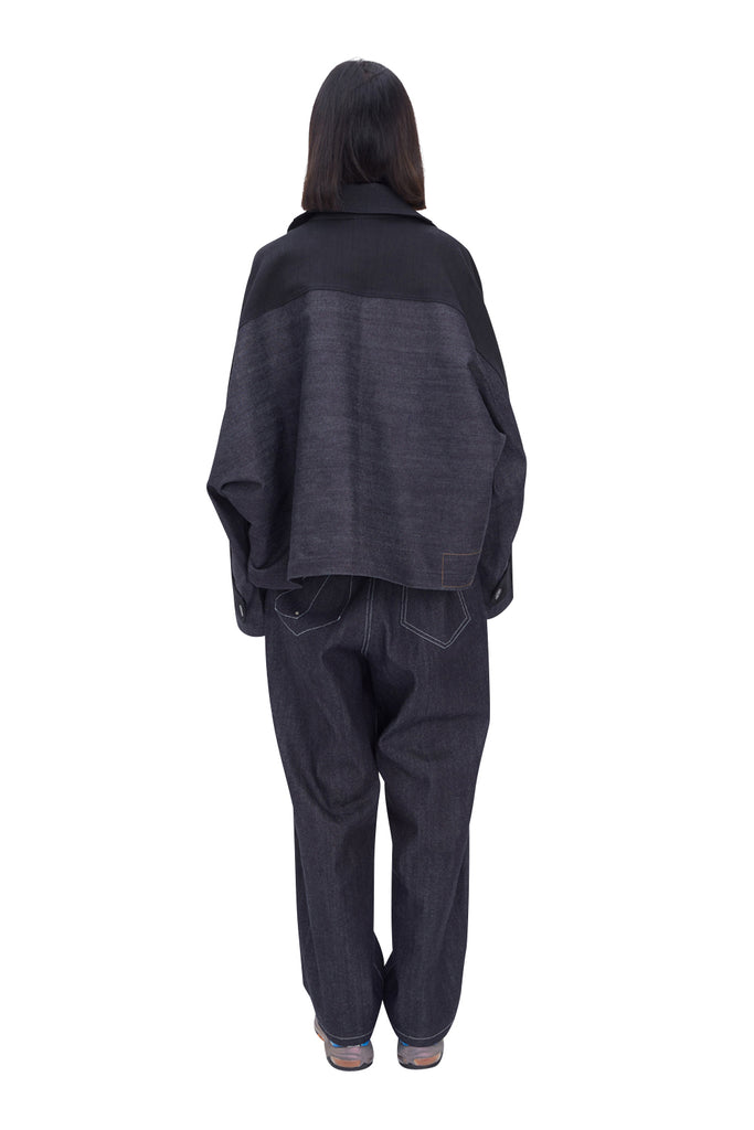 レイブレス(LABELESS) DENIM DOLMAN JACKET
