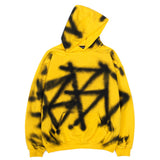 ブラックブロンド(BLACKBLOND) BBD Sprayed Custom Hoodie (Yellow)