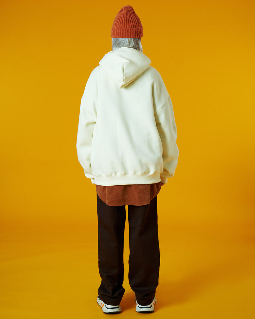 NCOVER(エンカバー)ORIGINAL CANDLEWICK HOODIE-CREAM