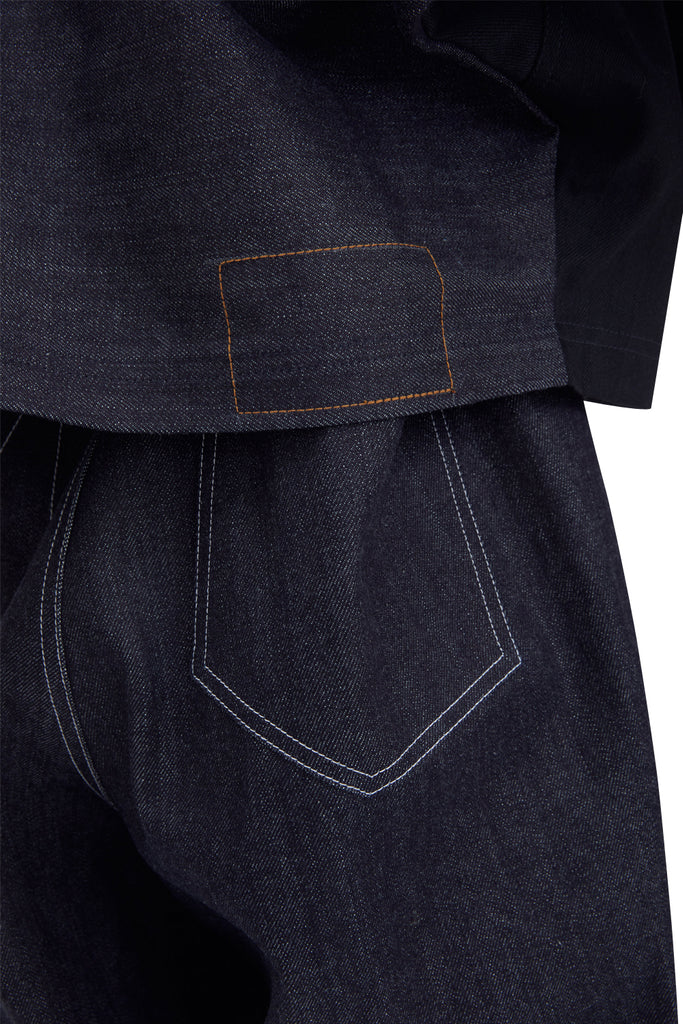 レイブレス(LABELESS) DENIM DOLMAN JACKET