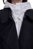 レイブレス(LABELESS)  BLACK PUREZA TRENCH JACKET