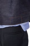 レイブレス(LABELESS) DENIM DOLMAN JACKET