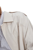 レイブレス(LABELESS) IVORY UPSIDE DOWN LONG COAT