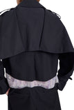 レイブレス(LABELESS)  BLACK PUREZA TRENCH JACKET