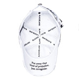 ブラックブロンド(BLACKBLOND) BBD Ripped Sprayed Custom Covered Logo Cap (White)