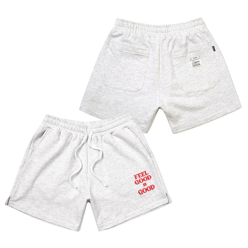 STIGMA(スティグマ) 22 FEEL GOOD SHORTS WHITE MELANGE