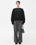 NCOVER(エンカバー)IN TO THE HEAVEN TEXT SWEATSHIRT-BLACK