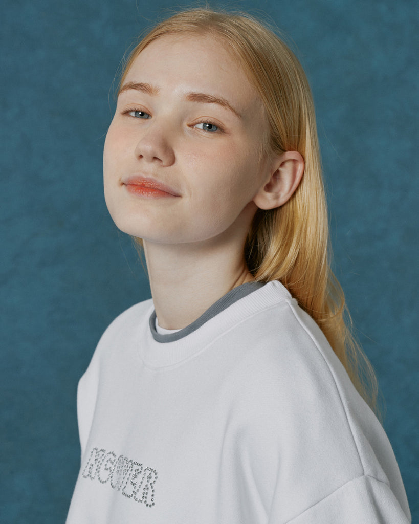 NCOVER(エンカバー)HOTFIX LOGO SWEATSHIRT-WHITE