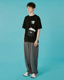 NCOVER(エンカバー)DOUBLE N TSHIRT-BLACK