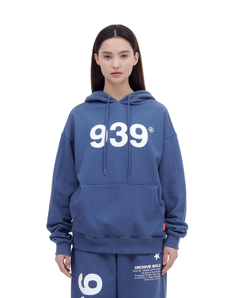 ARCHIVE BOLD (アーカイブボールド) 939 LOGO HOOD (BLUE)