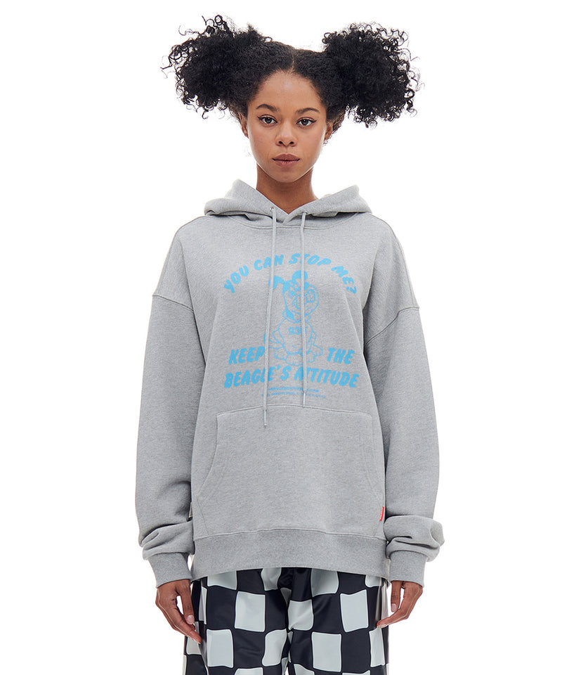 ARCHIVE BOLD (アーカイブボールド) BAD BEAGLE HOOD (GRAY)