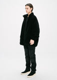 ディープリーク(DPRIQUE) OVERSIZED SHEARLING JACKET - BLACK