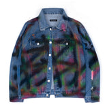 ブラックブロンド(BLACKBLOND) BBD Sprayed Custom Denim Jacket (Blue)