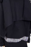 レイブレス(LABELESS)  BLACK PUREZA TRENCH JACKET