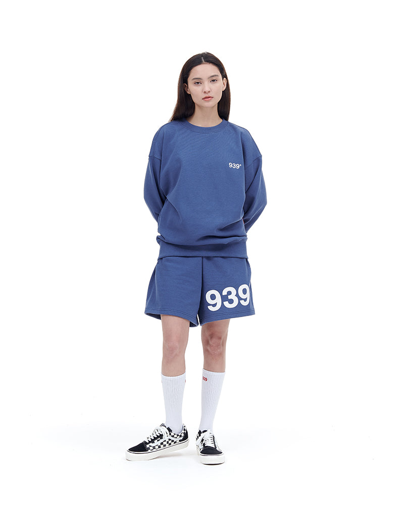 ARCHIVE BOLD (アーカイブボールド) 939 LOGO SWEAT SHORTS (BLUE)