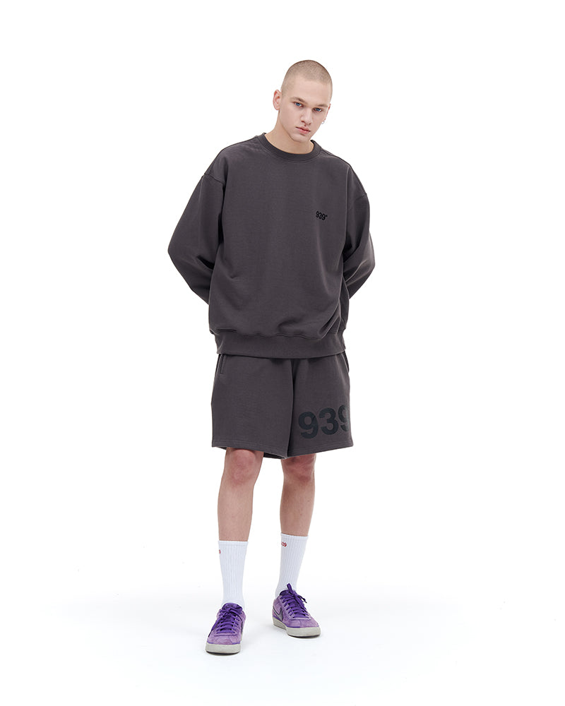 ARCHIVE BOLD (アーカイブボールド) 939 LOGO SWEAT SHORTS (DARK GRAY)