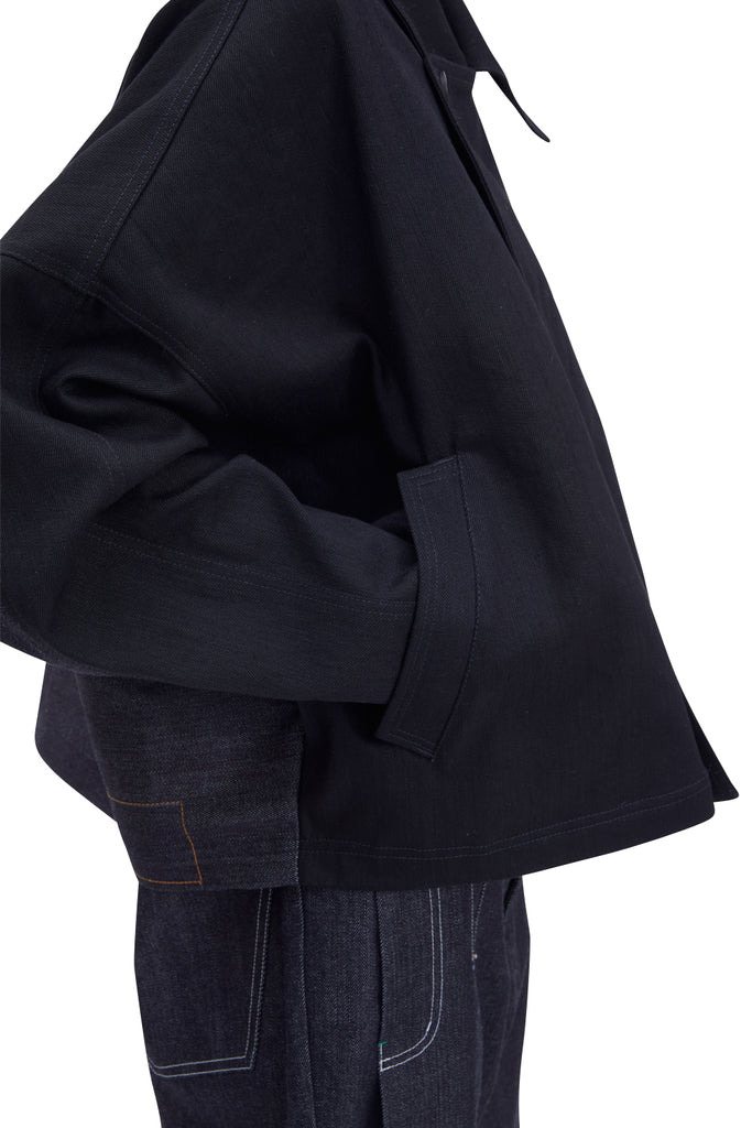 レイブレス(LABELESS) DENIM DOLMAN JACKET