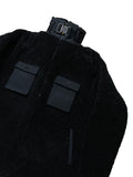 DAYDAF (デイダフ) DAYDAF COBRA BUCKLE FLEECE JACKET - BLACK