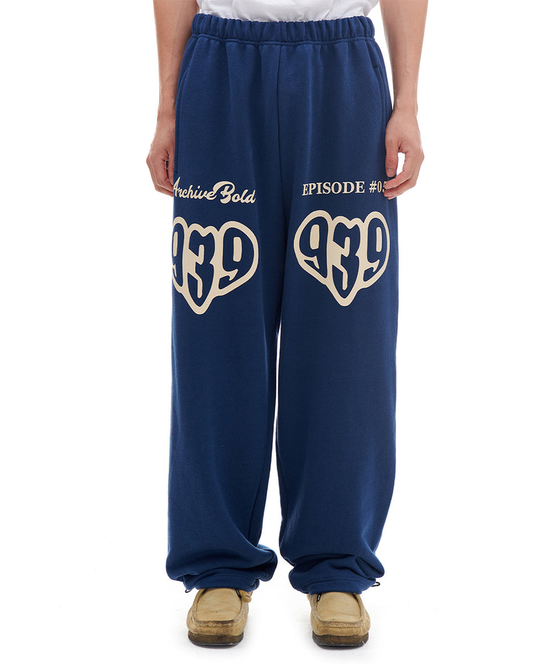 ARCHIVE BOLD (アーカイブボールド) 939 TYPE H SWEAT PANTS (BLUE)