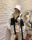 トレンディウビ(Trendywoobi) oversize fleece jacket Ivory