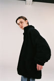 ディープリーク(DPRIQUE) OVERSIZED SHEARLING JACKET - BLACK