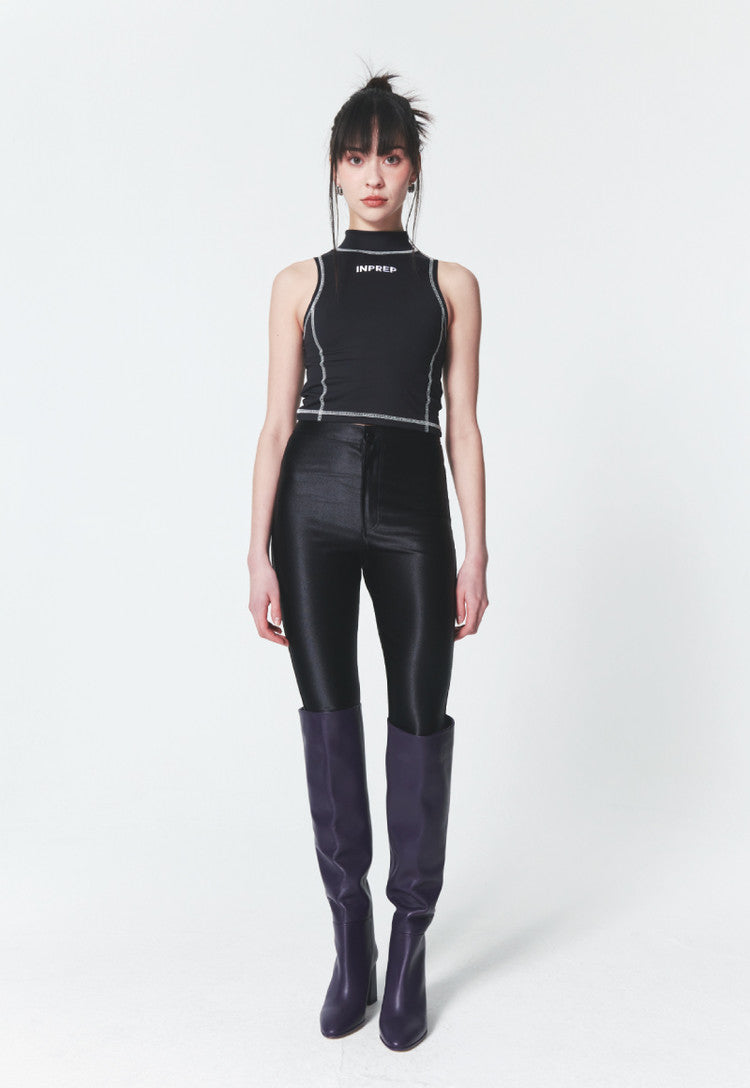 INPREP (インプレップ)Active Classic Cropped Top Black