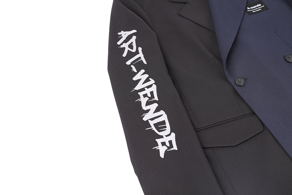 オウェンド(A-WENDE) Lost double jacket blue/black