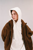 ディープリーク(DPRIQUE) OVERSIZED SHEARLING JACKET - BROWN