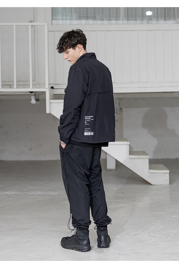 メスノウン(MASSNOUN) SL LOGO MULTI POCKET JACKET MSZJK001-BK