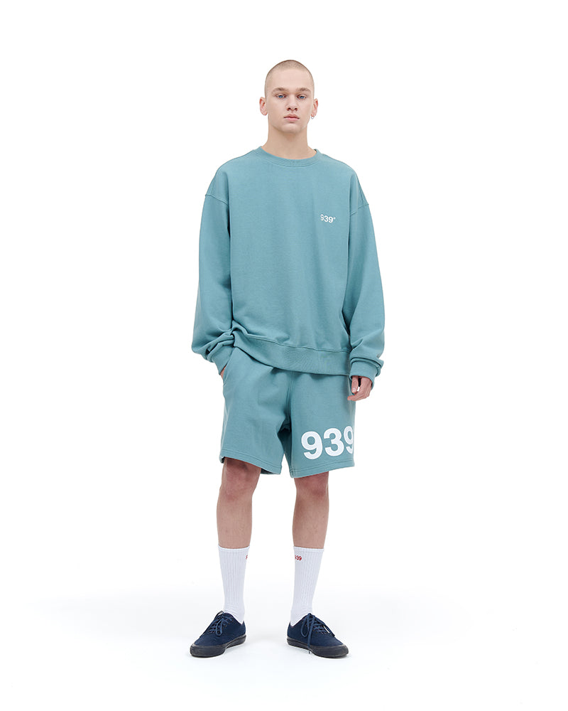 ARCHIVE BOLD (アーカイブボールド) 939 LOGO SWEAT SHORTS (MINT)