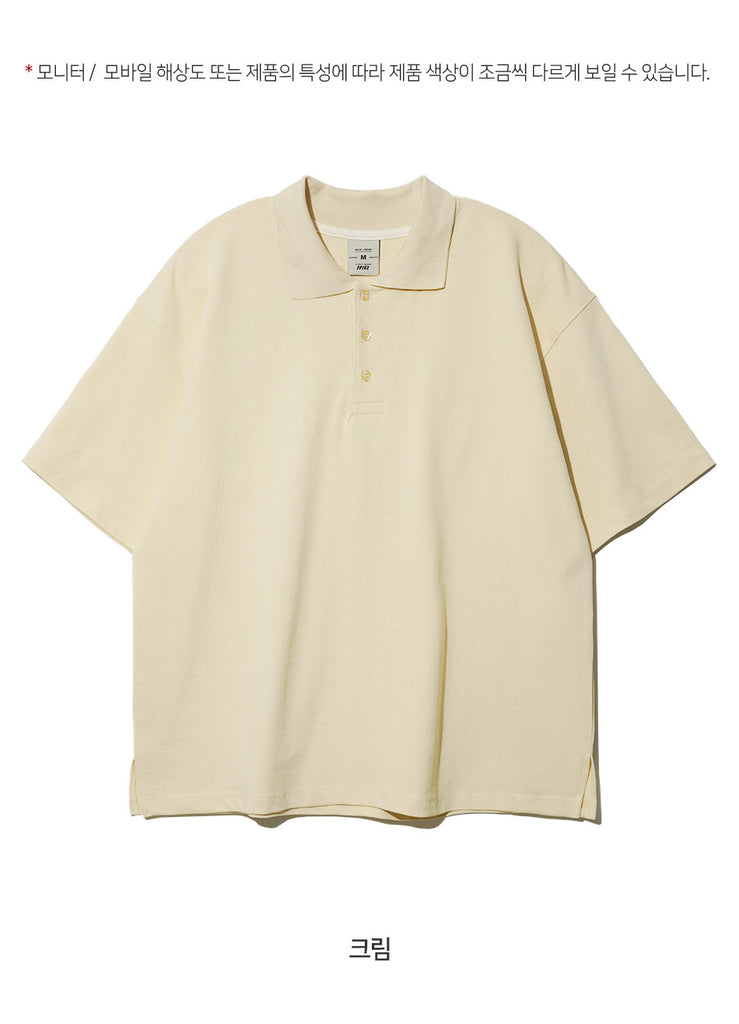 FEPL(ペプル) Dense collar half sleeve T-shirt YKST1348