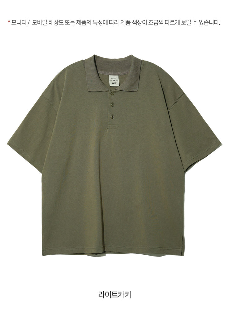 FEPL(ペプル) Dense collar half sleeve T-shirt YKST1348