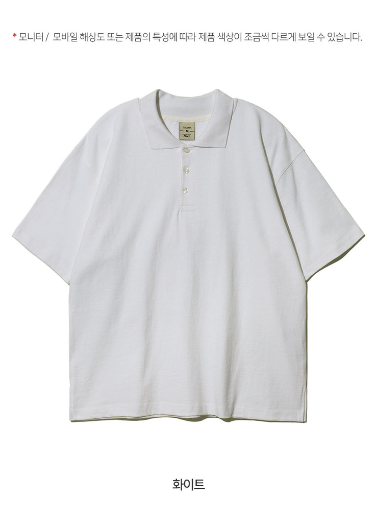FEPL(ペプル) Dense collar half sleeve T-shirt YKST1348